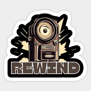 Rewind Sticker